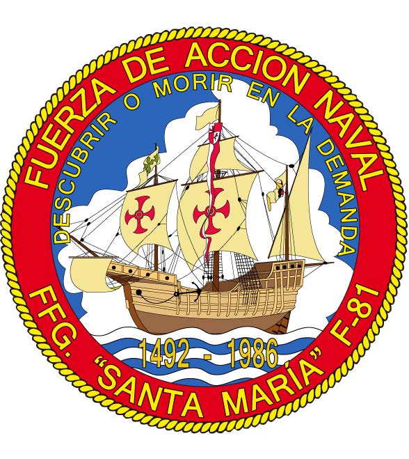 Coat of Arms of the "Santa María" Frigate (F-81)